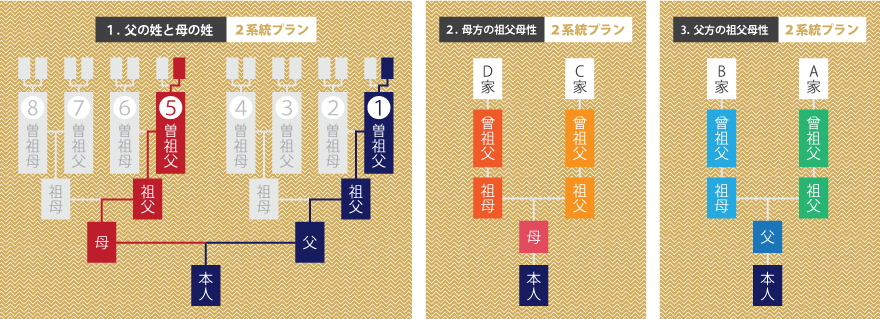 群馬県前橋市・けやき家系図